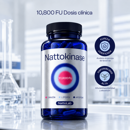 Ultimate Nattokinase | Solución natural para revertir la inflamación arterial
