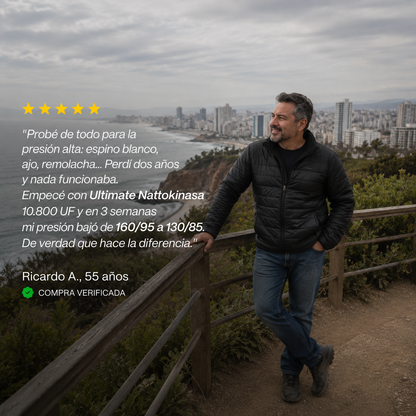 Ultimate Nattokinase | Solución natural para revertir la inflamación arterial